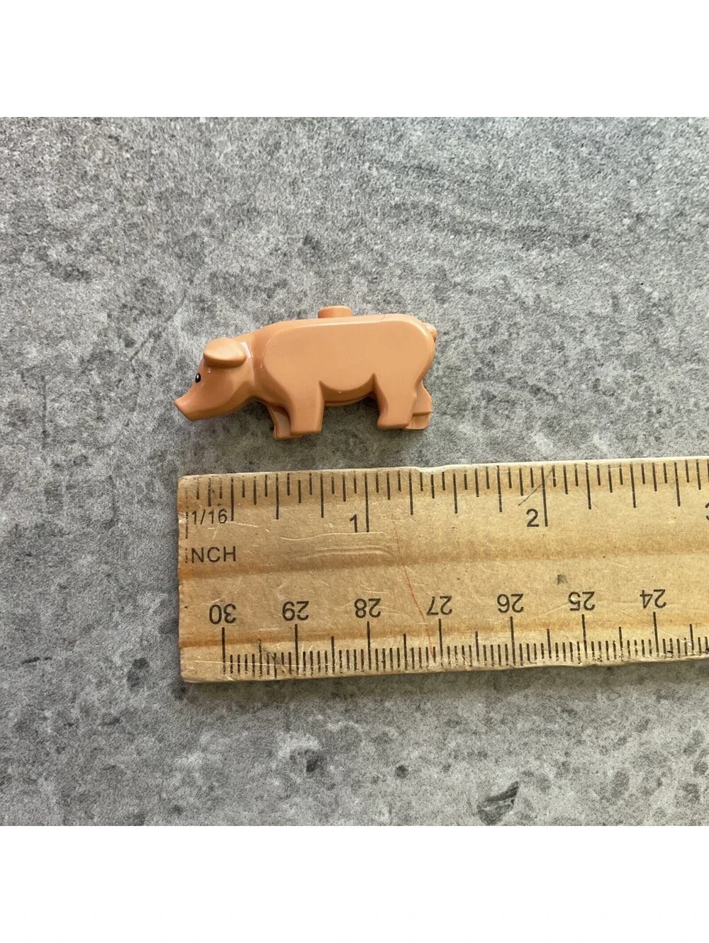 Lego Flesh Pig with Black Eyes and White Pupils Animal Minifigure Big Figure